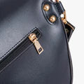 Satteltasche aus veganem Leder mit verstellbarem Gurt und Fransen