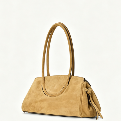 Wildleder Baguette Schultertasche