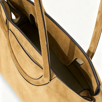 Wildleder Baguette Schultertasche