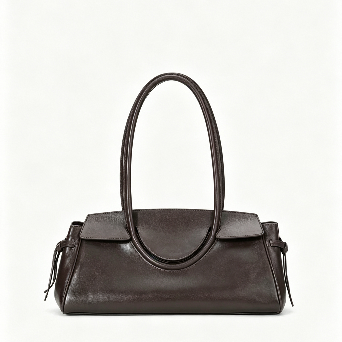 Langarm Schultertasche mit Seitenbändern