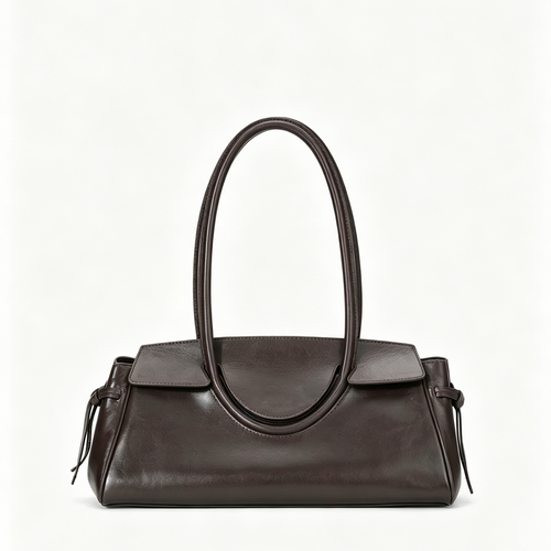Langarm Schultertasche mit Seitenbändern