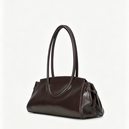 Langarm Schultertasche mit Seitenbändern