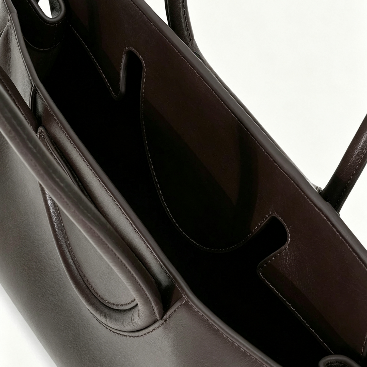 Langarm Schultertasche mit Seitenbändern