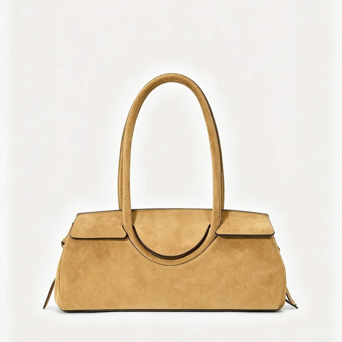 Wildleder Baguette Schultertasche