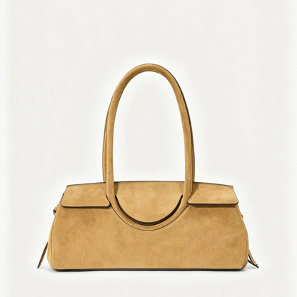Wildleder Baguette Schultertasche